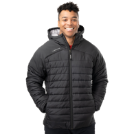 Bunda BAUER S24 TEAM PUFFER JACKET-SR-BLK (1063250)