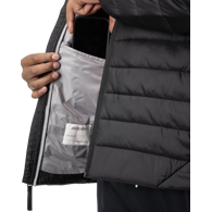 Bunda BAUER S24 TEAM PUFFER JACKET-SR-BLK (1063250)