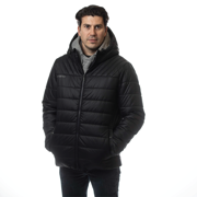 Bunda BAUER SUPREME HOODED PUFFER JKT BLK-YTH (1056844)