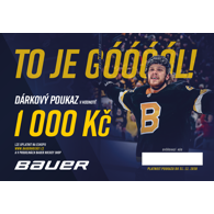 Dárkový poukaz BAUER v hodnotě 1000,- Kč