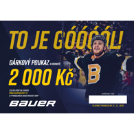 Dárkový poukaz BAUER v hodnotě 2000,- Kč.