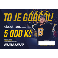 Dárkový poukaz BAUER v hodnotě 5000,- Kč.