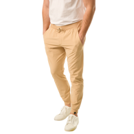 Kalhoty BAUER S25 FLC WOVEN JOGGER-SR-GINGER (1064662)