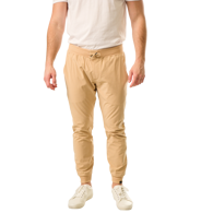 Kalhoty BAUER S25 FLC WOVEN JOGGER-SR-GINGER (1064662)