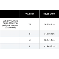 Kompresní návleky BAUER S23 NEXT GAME RECOVERY SLEEVE (1061586)