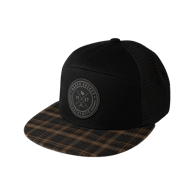 Kšiltovka BAUER S25 FLANNEL SNAPBACK-YTH-BLK (1065400)