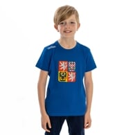 LOGO KAFERS STÁTNÍ ZNAK triko JR modrá royal