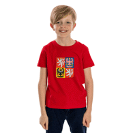 LOGO KAFERSCK STÁTNÍ ZNAK triko JR červená