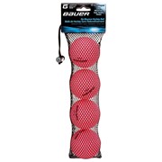 Míček BAUER HYDROG BALL-COOL-PINK-4 PACK (1053201)
