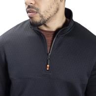 Triko BAUER FLC 1/2 ZIP PERFORMANCE TOP - BLK (1060276)