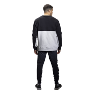 Triko BAUER S22 OVERBRANDED CREW - SR-BLK/GRY (1060352)
