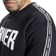 Triko BAUER S22 OVERBRANDED CREW - SR-BLK/GRY (1060352)