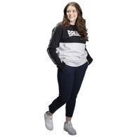 Triko BAUER S22 OVERBRANDED CREW - SR-BLK/GRY (1060352)
