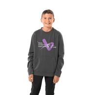 Mikina S23 BAUER KANGA CREW-YTH-DK GRY (1061540)