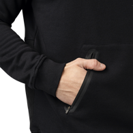 Mikina BAUER S24 QUILTED CREW-SR-BLK (1064089)