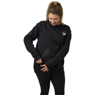 Mikina BAUER S24 QUILTED CREW-SR-BLK (1064089)