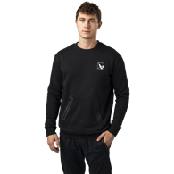 Mikina BAUER S24 QUILTED CREW-SR-BLK (1064089)