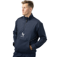 Mikina BAUER S24 TEAM 1/2 ZIP PULLOVER-SR-NAV (1063248)