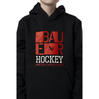 Mikina BAUER S24 ULTIMATE HOODIE-YTH-BLK (1064061)