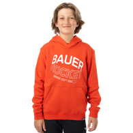 Mikina BAUER S24 ULTIMATE HOODIE-YTH-RED (1063402)