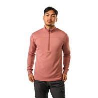 Mikina BAUER S25 FLC 1/4 ZIP-SR-CLAY (1064595)