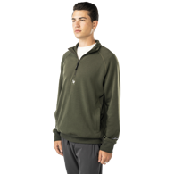 Mikina BAUER S25 FLC 1/4 ZIP-SR-FOREST (1065095)