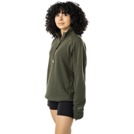 Mikina BAUER S25 FLC 1/4 ZIP-SR-FOREST (1065095)