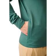 Mikina BAUER S25 FLC 1/4 ZIP-SR-SEA PINE (1064656)