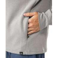Mikina BAUER S25 FLC HOODIE-SR-STONE GRY (1065087)