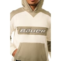 Mikina BAUER S25 GAMECHANGER HOODIE-SR-TAN/SAGE (1064684)