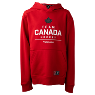 Mikina BAUER S25 HC OLY STACKED HOODIE-YTH-RED (1066405)