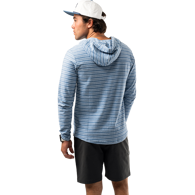 Mikina BAUER S25 LTWHT STRIPE HOODIE-SR-BLUE HZ (1064711)