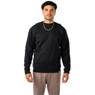 Mikina BAUER S25 MIXED CREW-SR-BLK (1065228)