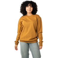 Mikina BAUER S25 MIXED CREW-SR-GOLDEN BROWN (1065227)
