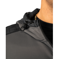 Mikina BAUER S25 PUFFER 1/2 ZIP HOODIE-SR-BLK (1065925)