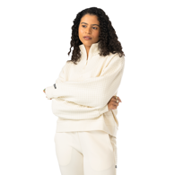 Mikina BAUER S25 QUILTED 1/4 ZIP-WM-CREAM (1065913)