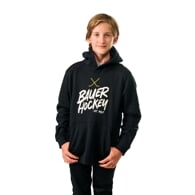 Mikina BAUER S25 ULTIMATE HOODIE-YTH-BLK (1064738)