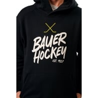 Mikina BAUER S25 ULTIMATE HOODIE-YTH-BLK (1064738)