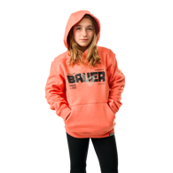 Mikina BAUER S25 ULTIMATE HOODIE-YTH-CORAL (1064740)