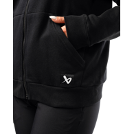 Mikina BAUER S25 WMNS TEAM FULL ZIP-BLK (1064627)