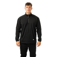 Mikina BAUER S26 TEAM FLEECE 1/2 ZIP-SR-BLK (1067287)