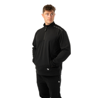 Mikina BAUER S26 TEAM FLEECE 1/2 ZIP-SR-BLK (1067287)