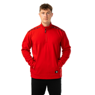 Mikina BAUER S26 TEAM FLEECE 1/2 ZIP-SR-RED (1067293)