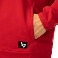 Mikina BAUER S26 TEAM FLEECE 1/2 ZIP-SR-RED (1067293)