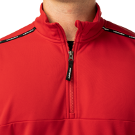Mikina BAUER S26 TEAM FLEECE 1/2 ZIP-SR-RED (1067293)