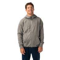 Mikina BAUER S26 TEAM FLEECE ZIP HOODIE-SR-GRY (1067308)