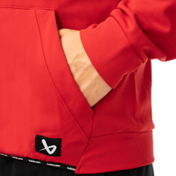 Mikina BAUER S26 TEAM FLEECE ZIP HOODIE-SR-RED (1067309)