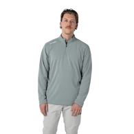 Mikina BAUER S26 TEAM PERF 1/4 ZIP-SR-GRY (1068369)