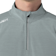 Mikina BAUER S26 TEAM PERF 1/4 ZIP-SR-GRY (1068369)