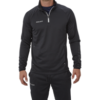 Mikina BAUER VAPOR FLEECE 1/4 ZIP TOP BLK-YTH (1056788)
